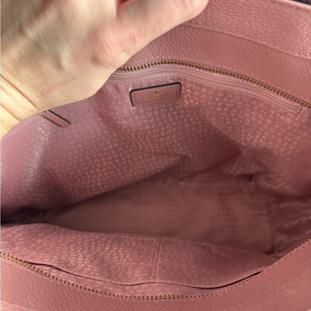 Kate Spade Two-Tone Purple and Pink Tote - Picture 5 of 5